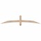 Ekena Millwork Bellingham Smooth Timber Gable Bracket, Douglas Fir, 72"W x 15"H x 1 1/2"D x 3 1/2"F, 5/12 Pitch GBW072X15X0204BEL00SDF - alternate 1